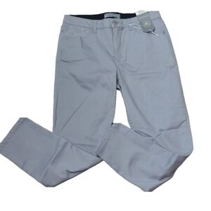 WIT & wisdom gray high rise ankle skimmer pants size 8